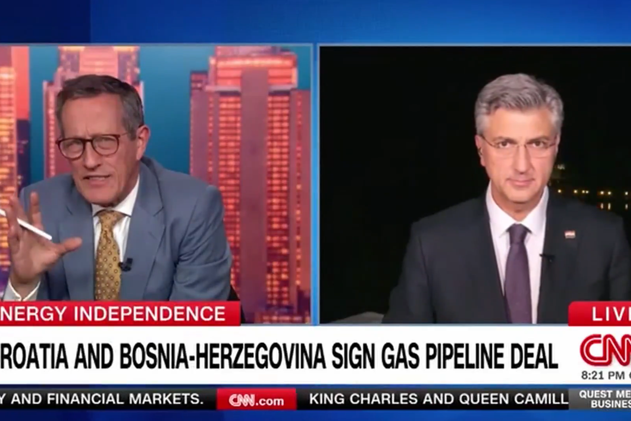 Andrej Plenković na CNN-u