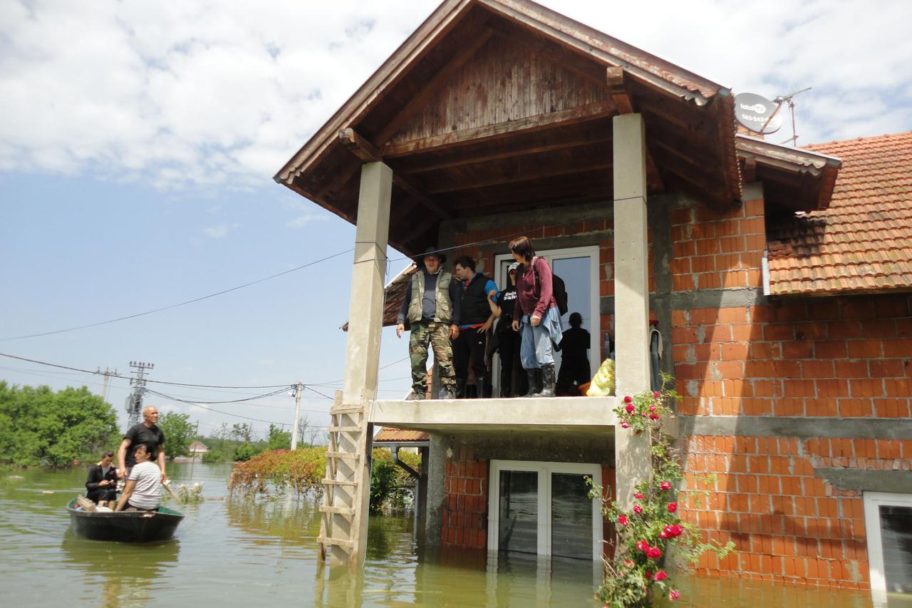 24.05.2014., Orasje, Bosna i Hercegovina - Posljedice najgore poplave u zadnjih 120 godine koja je pogodila istok Hrvatske, Bosnu i Hercegovinu te Srbiju. 