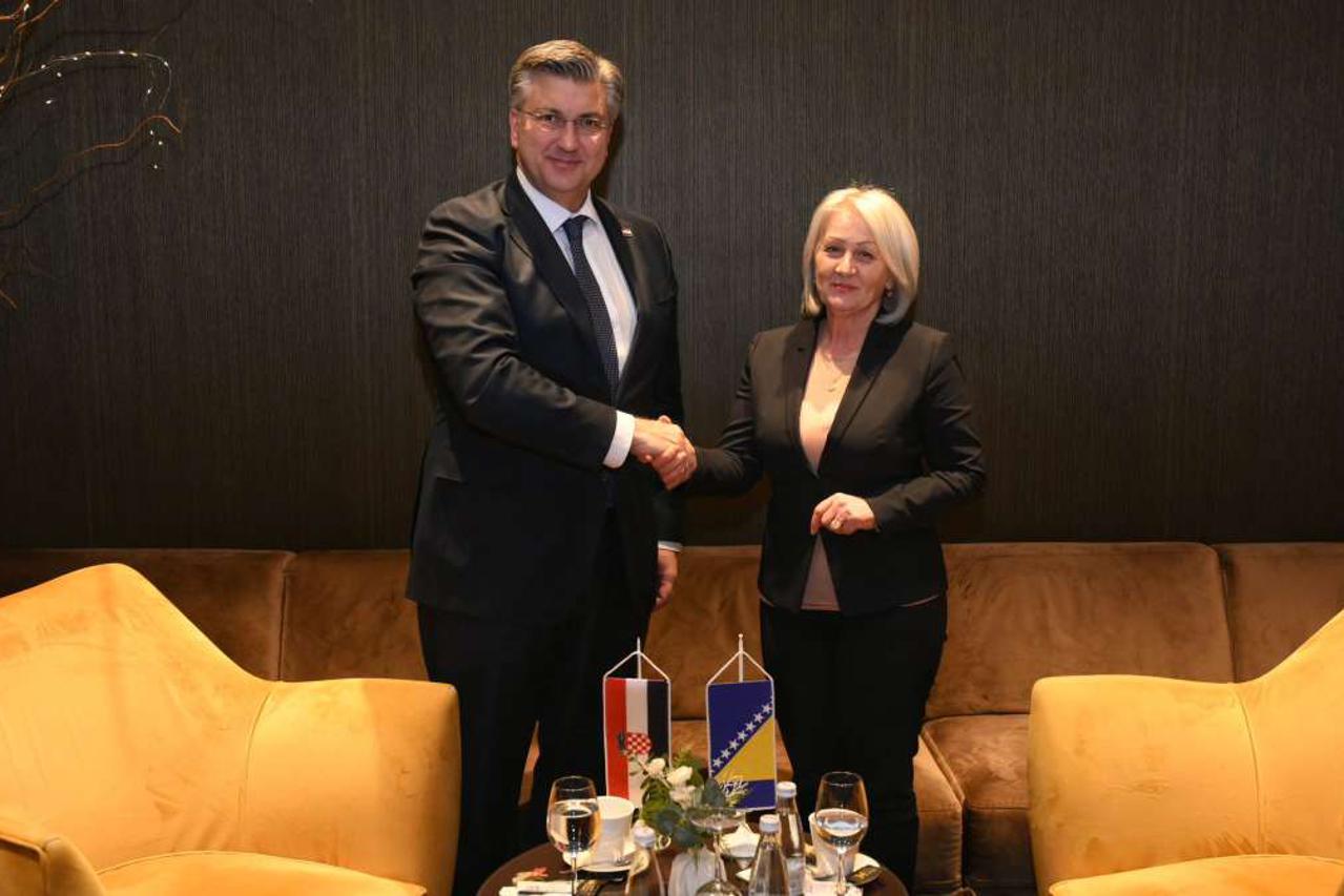 Andrej Plenković i Borjana Krišto