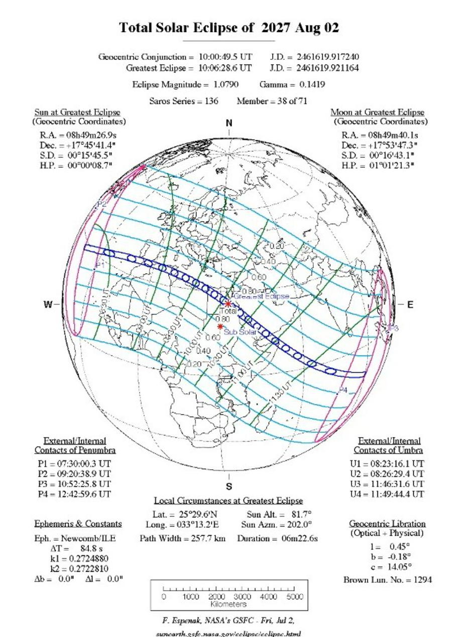 Karta pomrčine Sunca