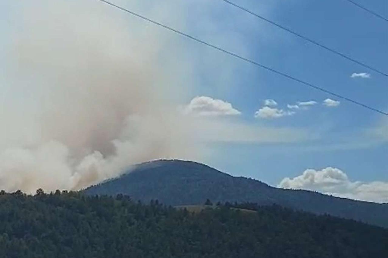 požar na planini Risovac