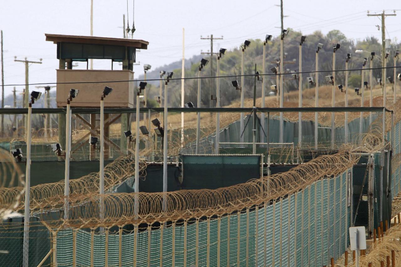 'The exterior of Camp Delta is seen at the U.S. Naval Base at Guantanamo Bay, March 6, 2013. The facility is operated by the Joint Task Force Guantanamo and holds prisoners who have been captured in t