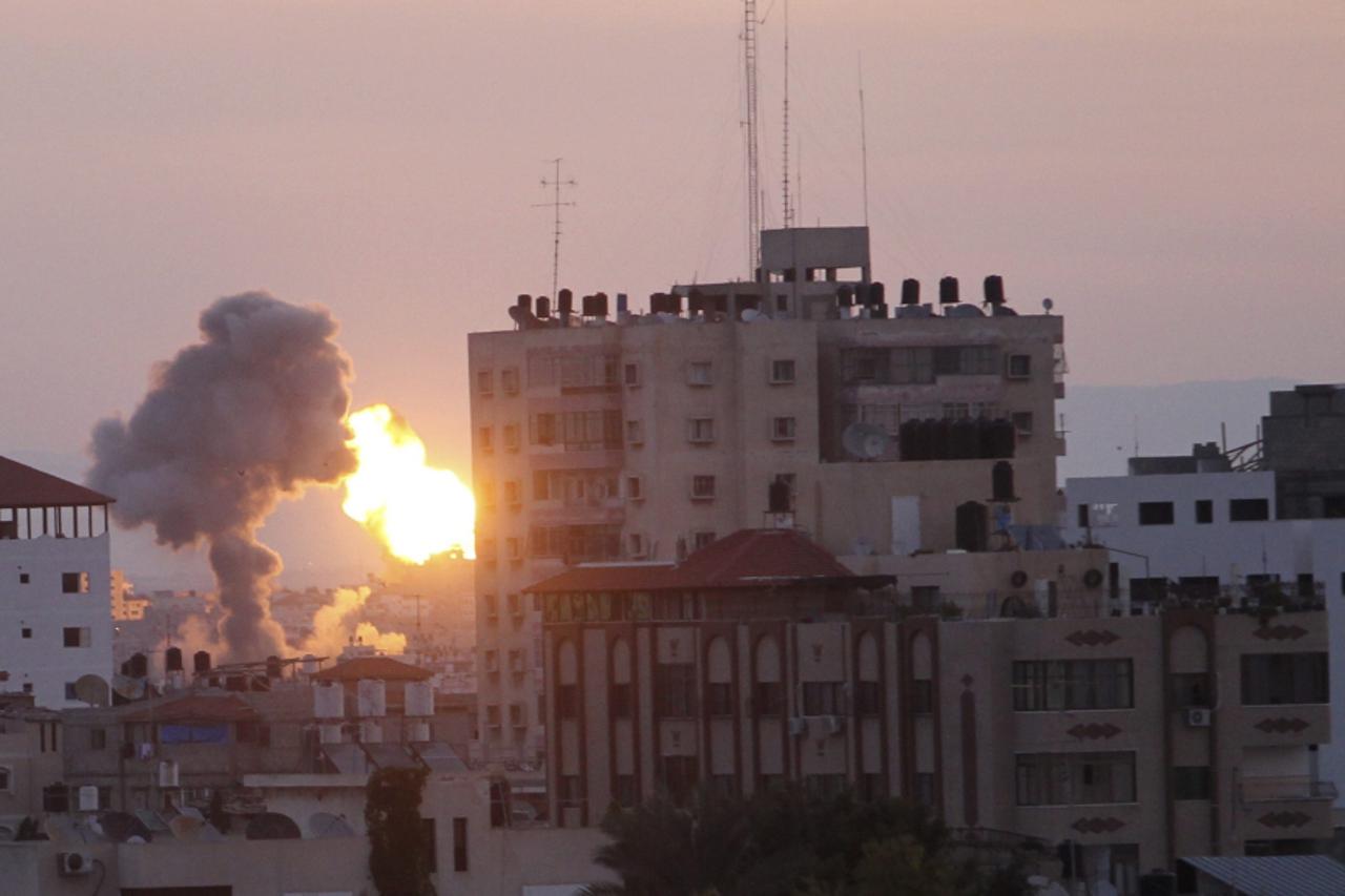 Gaza, zračni napad, izraelski zračni napad (1)