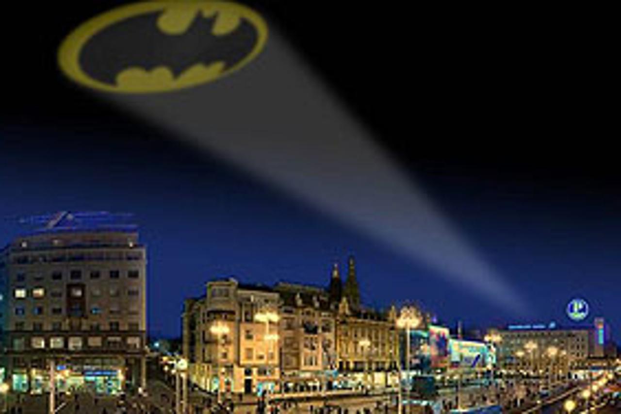 Autor fotografije Zagreba je Miljenko Hegedić, a autor koji se poigrao montažom Batmanovog znaka i koja kruži mailom je još nepoznat