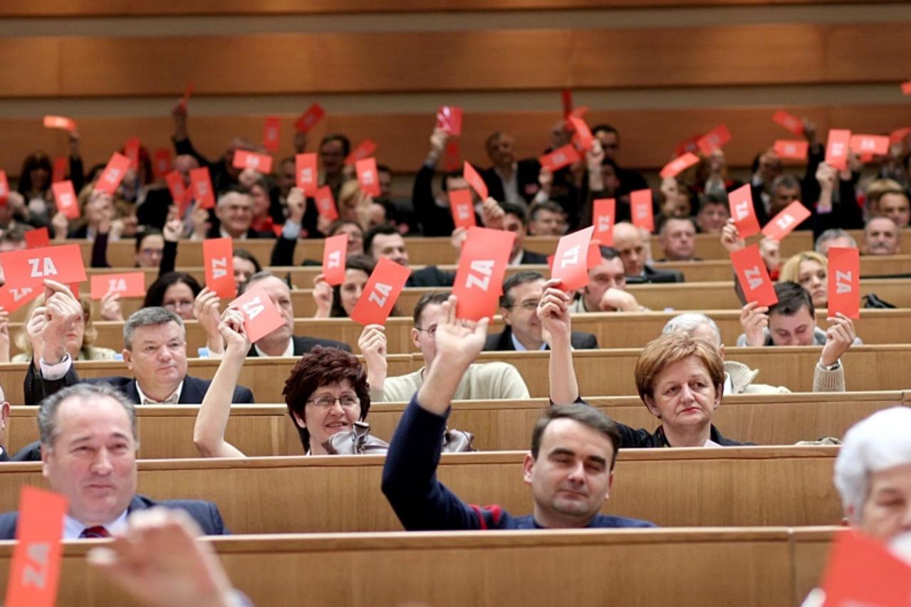 'BIH , 14.03.2009. , SARAJEVO , ZGRDA ZAJEDNICKIH INSTITUCIJA BIH , KONVENCIJA SDP BIH , ZLATKO LAGUMDJIJA FOTO ZVONIMIR CORIC'