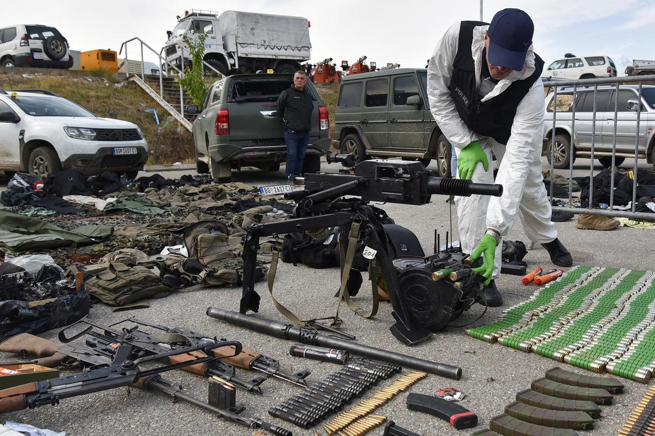 oružje pronađeno na Kosovu