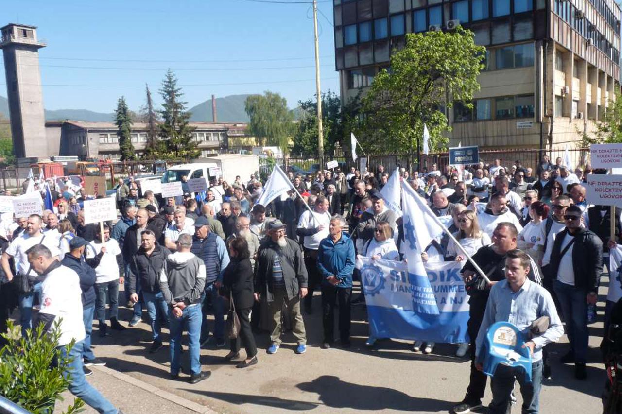 skup radnika u Zenici