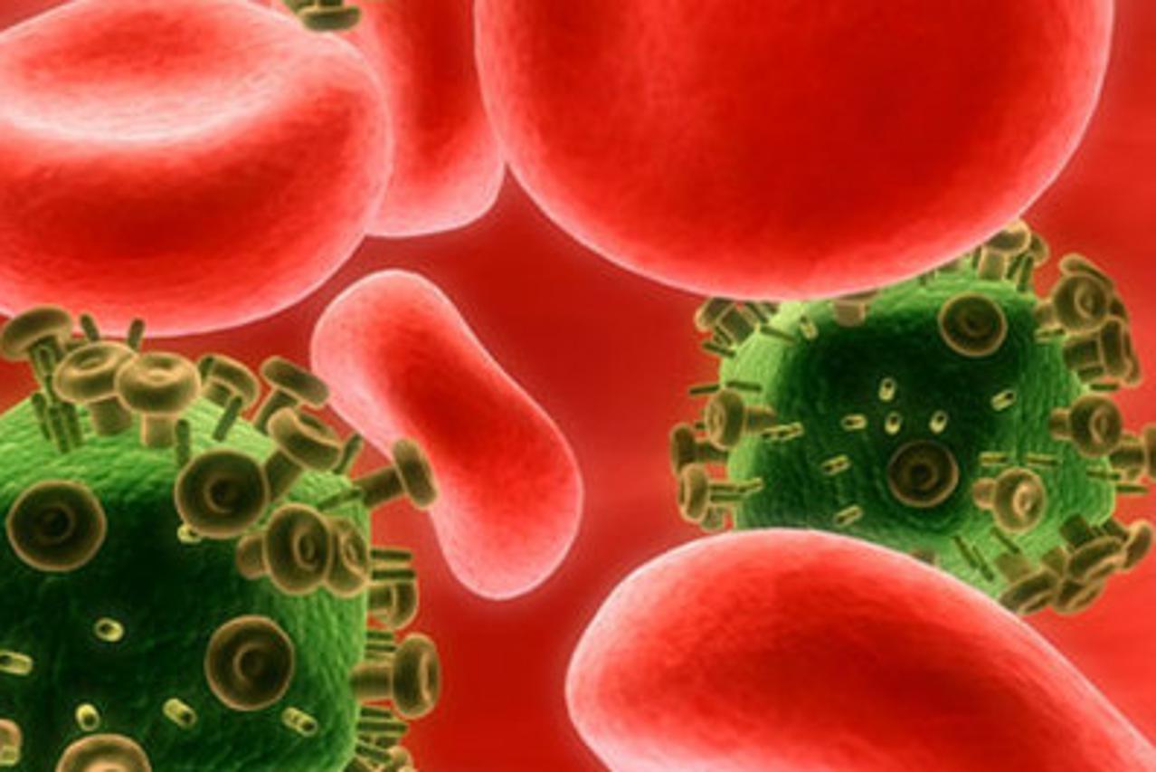 genetski materijal koji pripada HIV-u