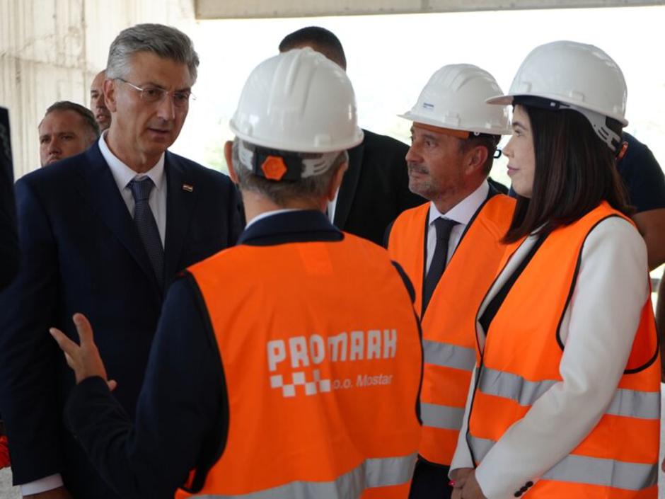 Plenković obilazak gradilišta HNK