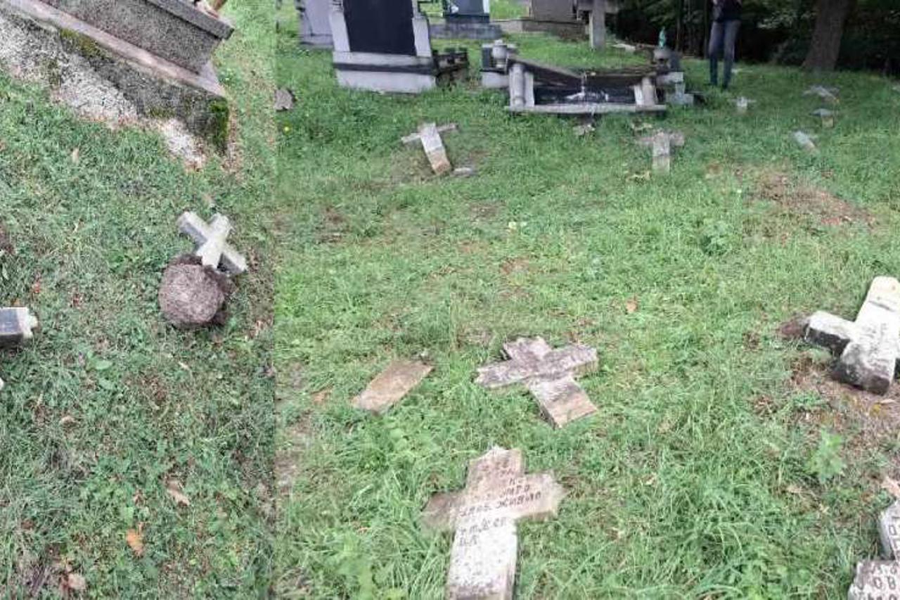 devastirano pravoslavno groblje u Zenici