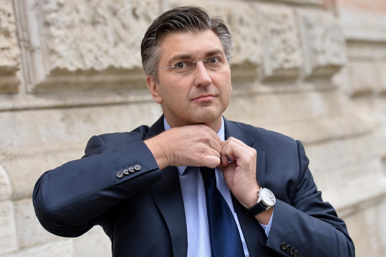 08.04.2015., Zagreb -  Andrej Plenkovic, EU zastupnik.  Photo: Marko Lukunic/PIXSELL