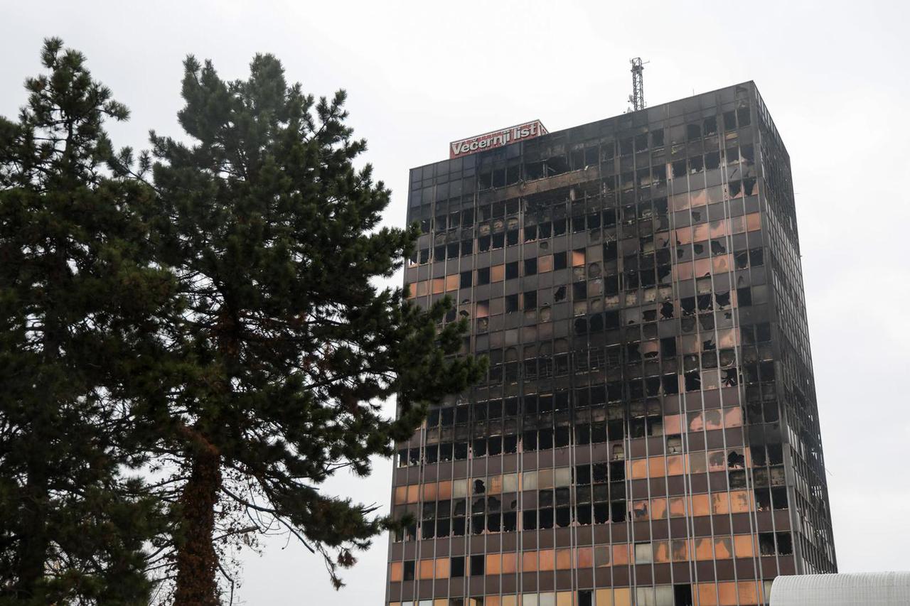 vjesnik, požar u neboderu