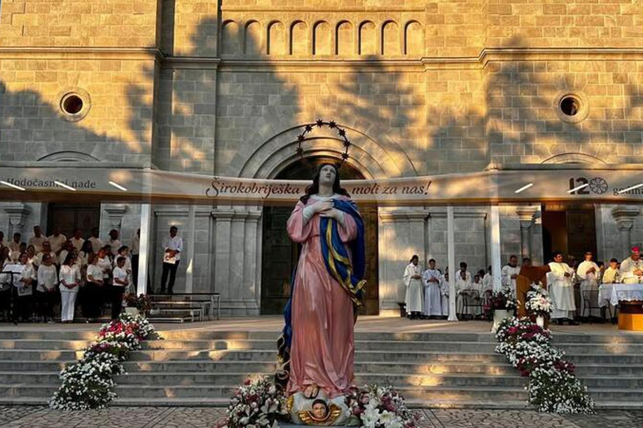 Proslava Velike Gospe u Širokom Brijegu