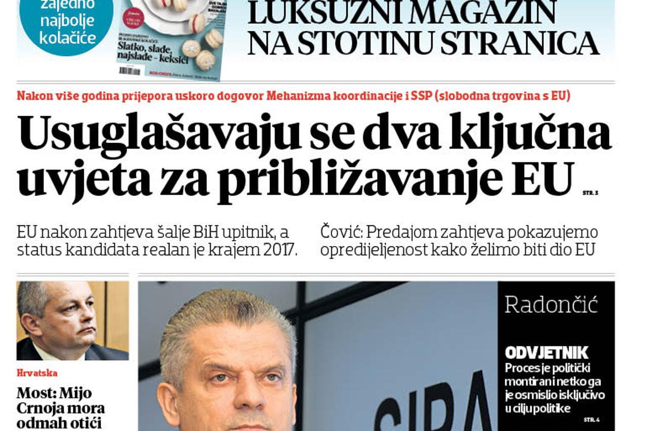 Večernji list BiH 27012016