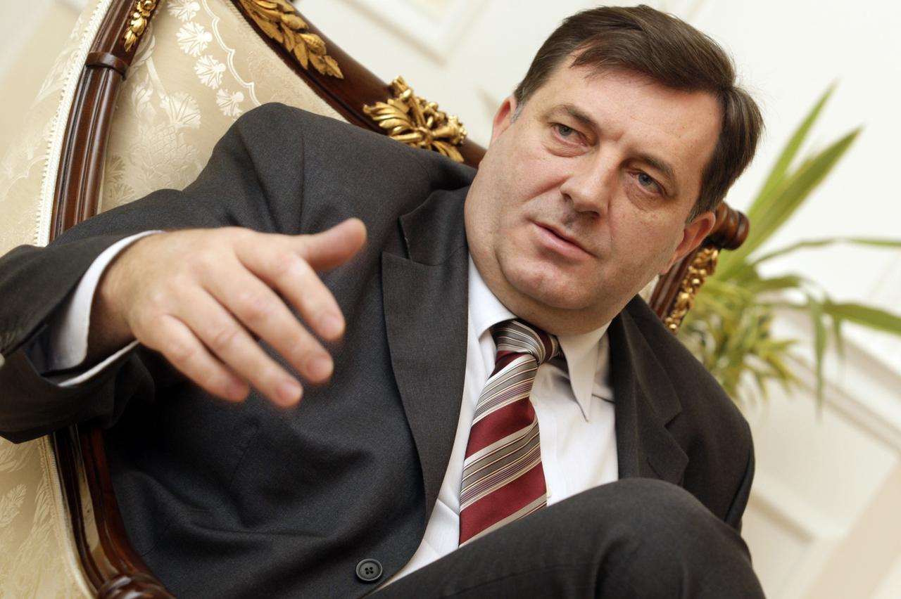 21.10.2010., Banja Luka - Milorad Dodik, predsjednik SNSD-a i premijer RS. 