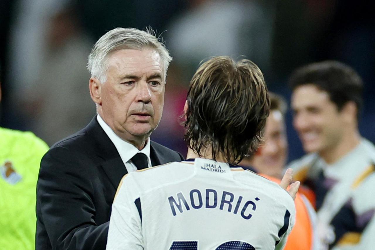 Ancelotti i Modrić