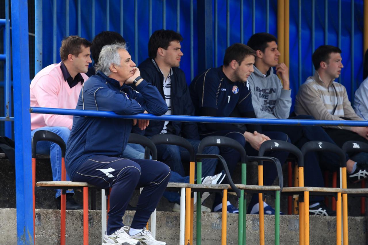 '01.04.2011., Zagreb - Nogometna utakmica 23. kola Prve HNL izmedju NK Lokomotiva i NK Split. Vahid Halilhodzic pratio je utakmicu. Photo: Antonio Bronic/PIXSELL'