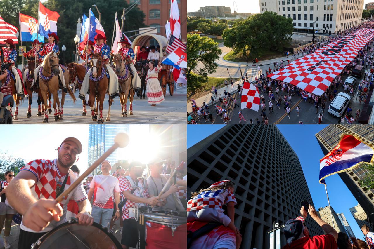 hrvatski navijači u Dallasu