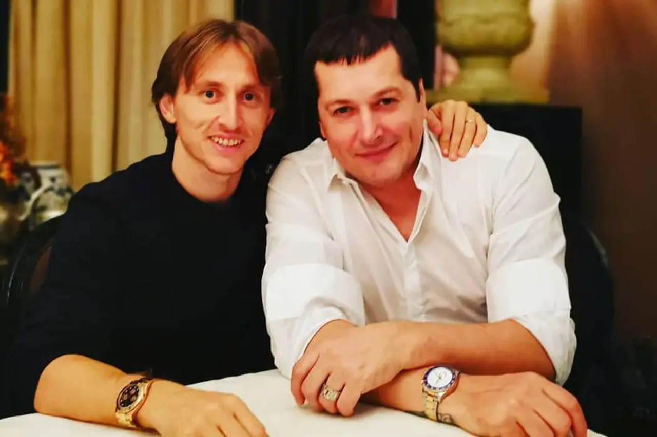 Aco Pejović i Luka Modrić