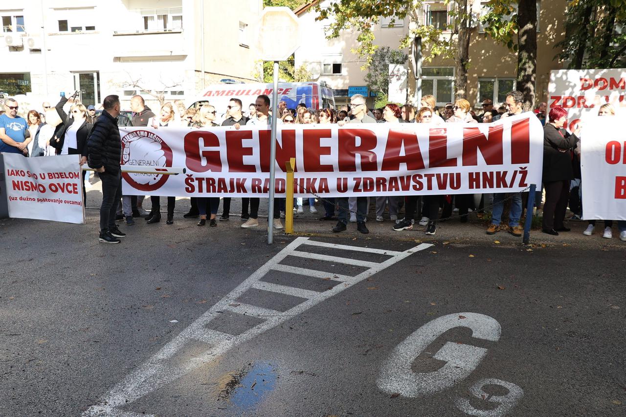 Štrajk u zdravstvu HNŽ-a