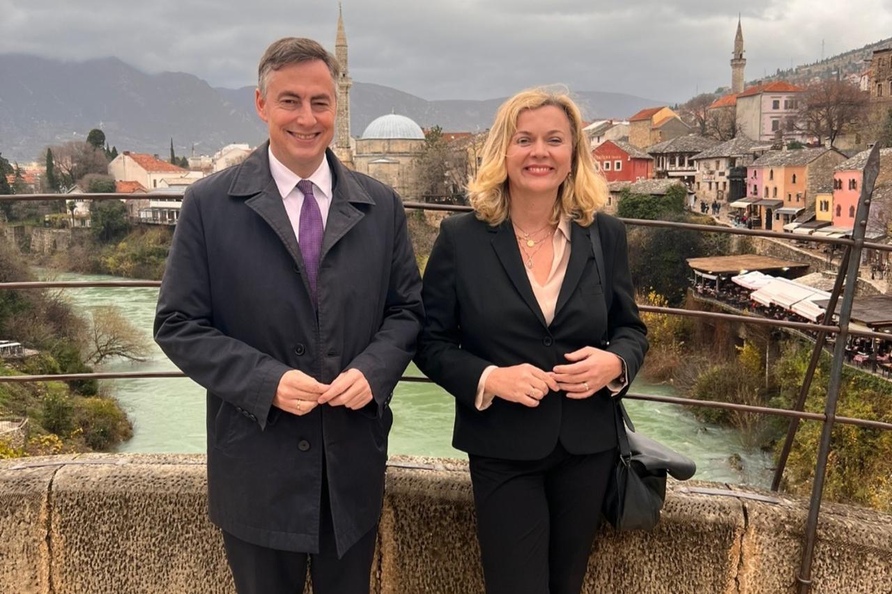 Predsjednik Vanjskopolitičkog odbora Europskog parlamenta David McAllister i zamjenica Željana Zovko nedavno su boravili u Mostaru