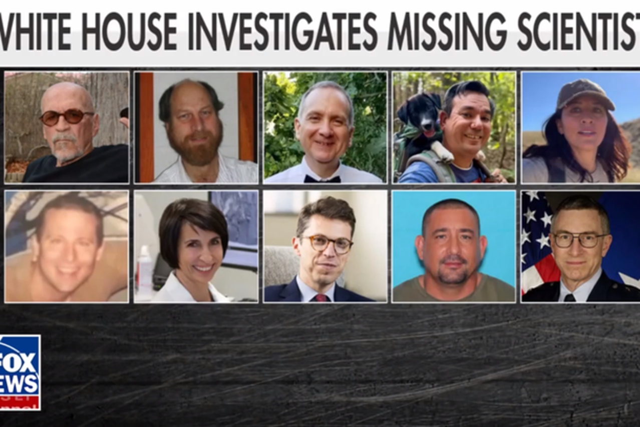 nestali znanstvenici i vojne osobe u Americi