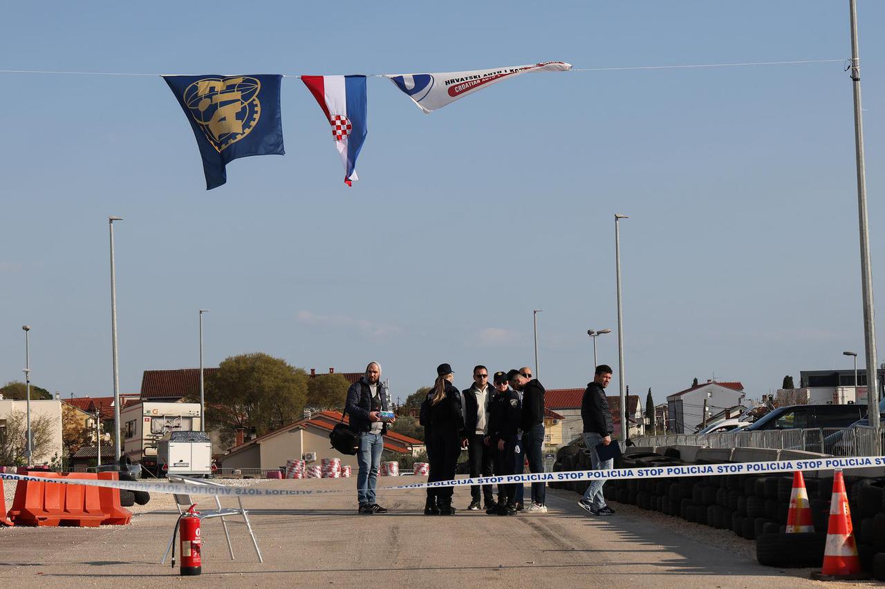 utrka u zadru - nesreća