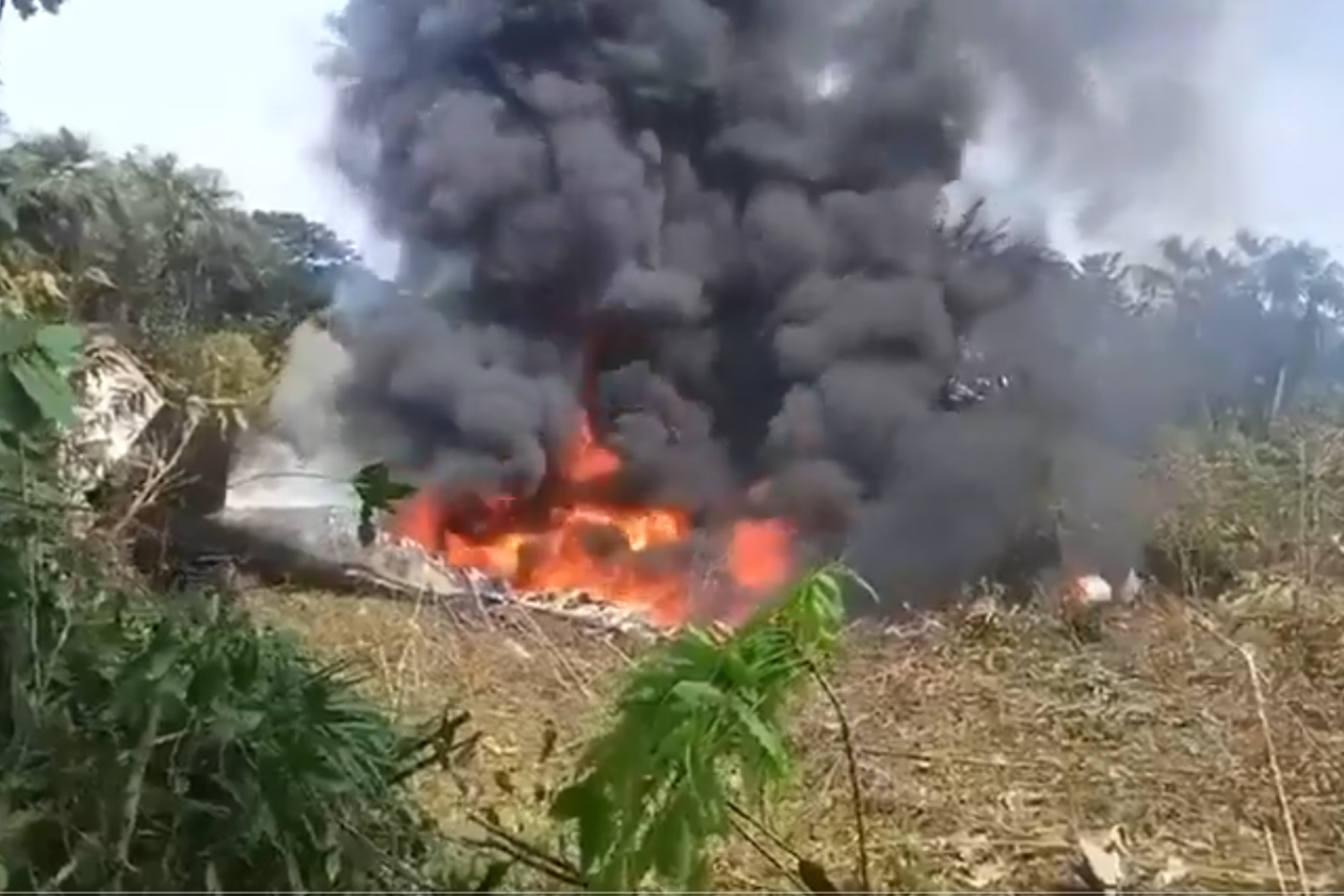 pad aviona u Kolumbiji