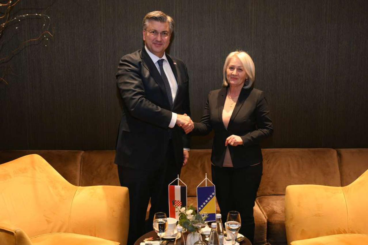 Andrej Plenković i Borjana Krišto