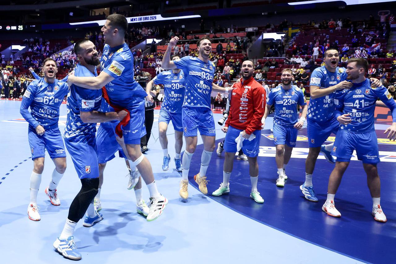 slavlje hrvatskih rukometaša