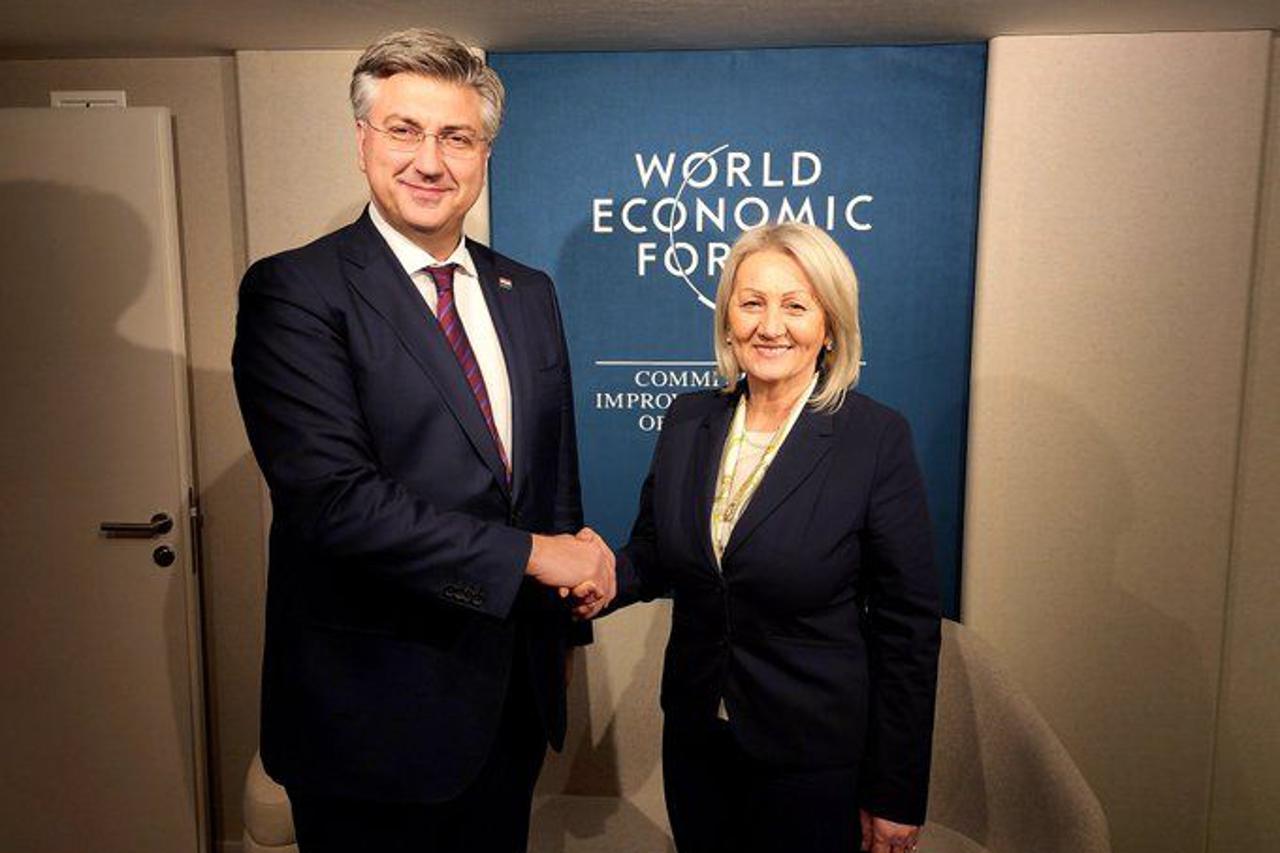 Plenković i Krišto u Davosu