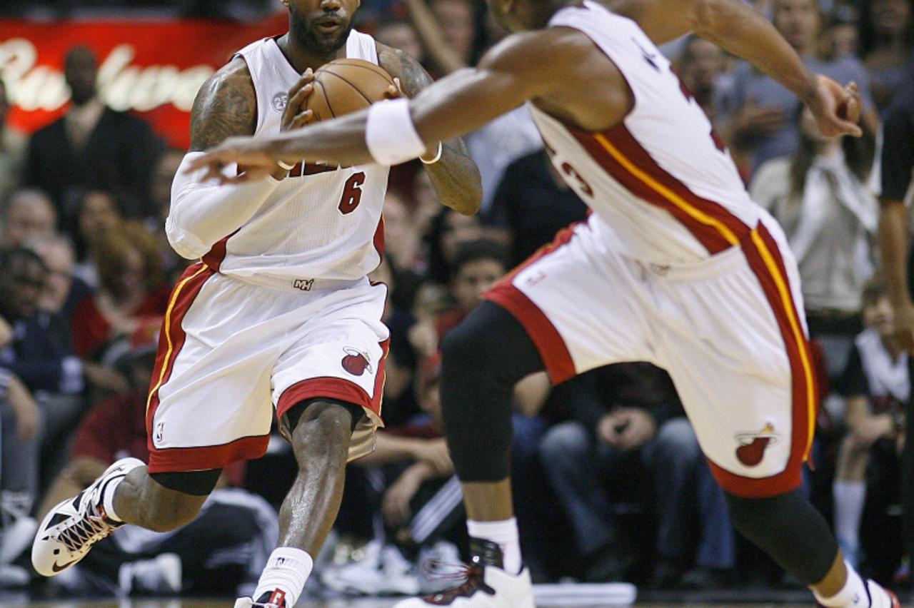 LeBron James Dwyane Wade
