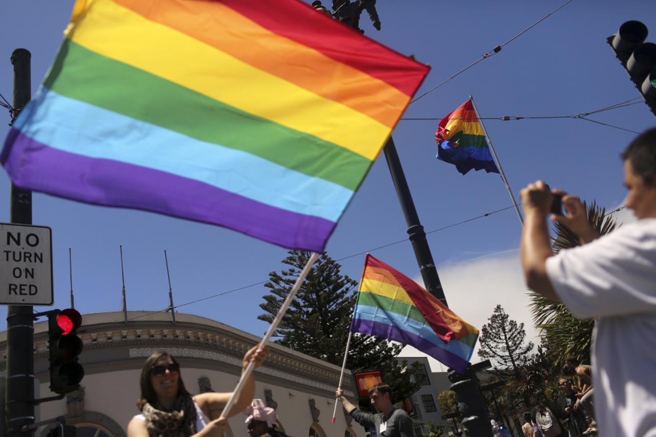 gej parada, gej muškarci, gay, dugina zastava (1)