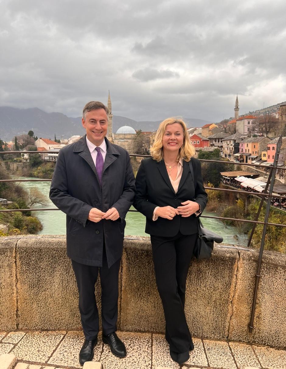 Predsjednik Vanjskopolitičkog odbora Europskog parlamenta David McAllister i zamjenica Željana Zovko nedavno su boravili u Mostaru