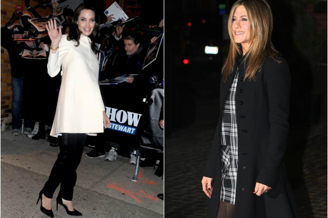 jennifer aniston, angelina jolie